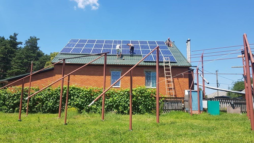 Сумська обл, м Лебедин. 30 квтг. Інвертор Huawei Sun 2000-33 ktl. Панелі - TrinaSolar 275 poly