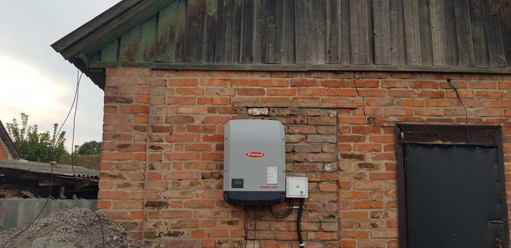 Сумська обл, м Лебедин. Інвертор Fronius Symo 15,0. Панелі - JinkoSolar 270 poly