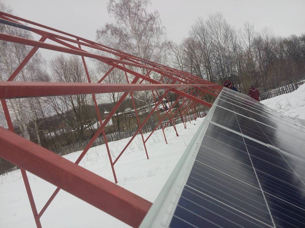 Сумська обл, с. Верхня Сироватка. 27 кВтг. Інвертор Fronius Eco 27, панелі - Jinkosolar 270 poly