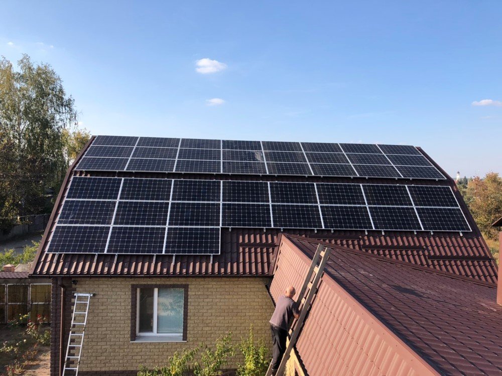 Сумська обл, с. Могриця. 30 квтгод. Інвертор Zeversolar Zeverlution Pro 30, панелі LongiSolar 375 mono