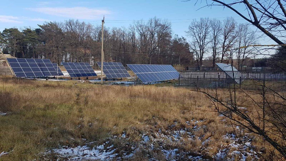 Сумська обл, с. Новомутин. 30 кВтгод. Інвертор Zeversolar Zeverlution Pro 30, панелі Jinko Solar 270 Poly