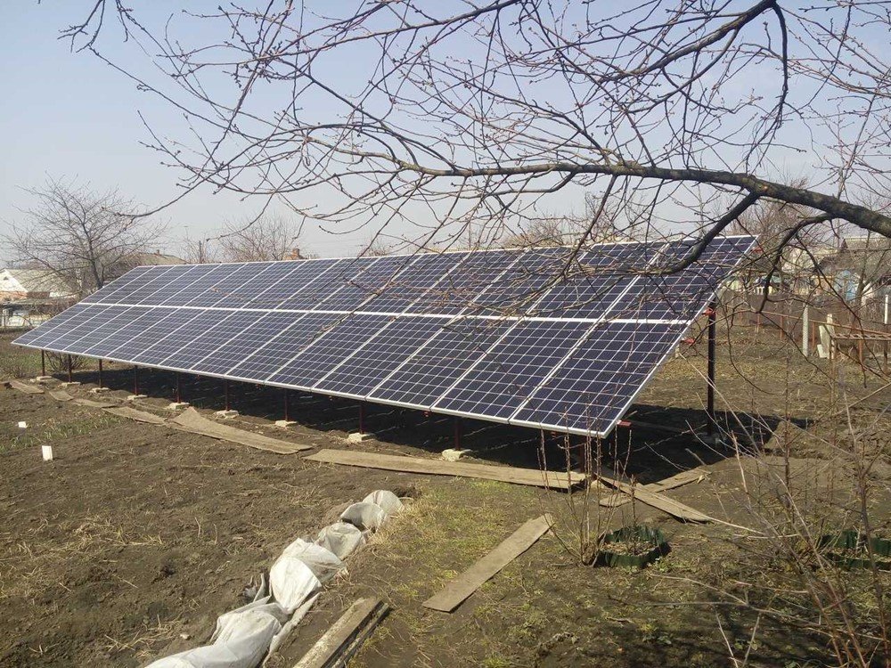 Сумська обл, с. Новомутин. 30 кВтгод. Інвертор Zeversolar Zeverlution Pro 30, панелі Jinko Solar 270 Poly