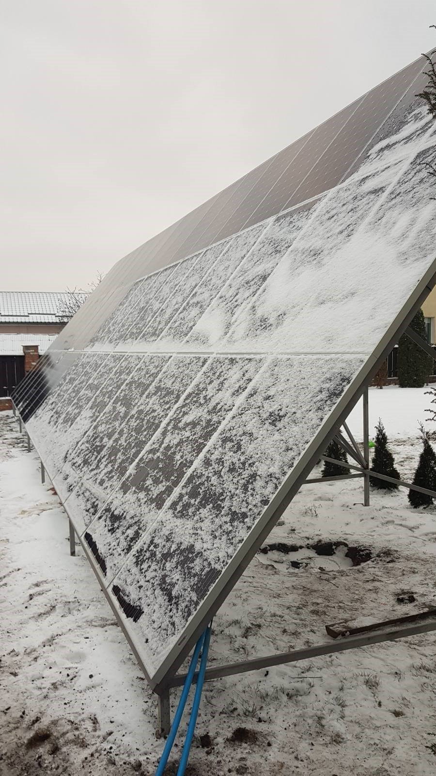 Сумська обл, с. Щекинское. Інвертор Zeversolar Zeverlution Pro 30, панелі JinkoSolar 275 Poly