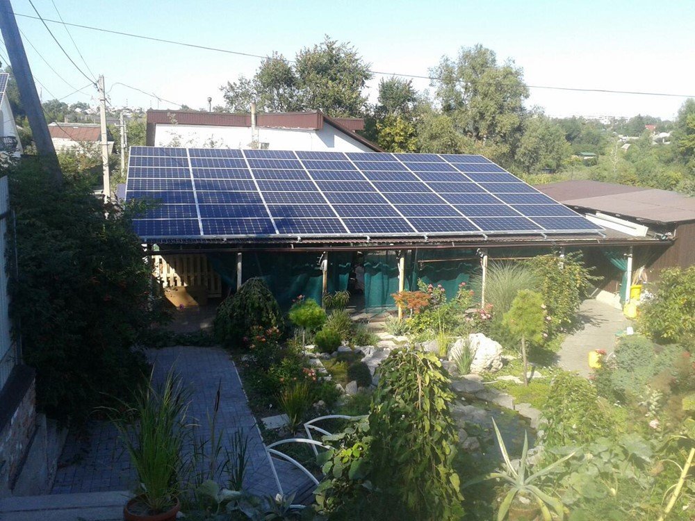 Сумська обл. с. Нижня Сироватка. 30 квтгод. Інвертор Zeversolar Zeverlution Pro 30, панелі - LongiSolar 300 mono
