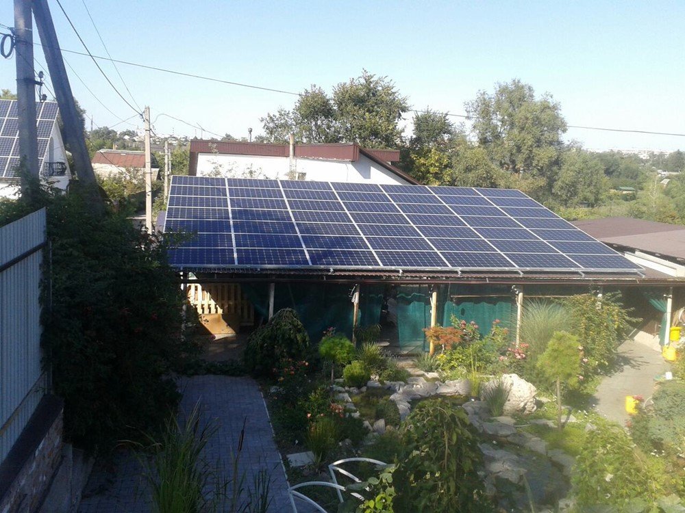 Сумська обл. с. Нижня Сироватка. 30 квтгод. Інвертор Zeversolar Zeverlution Pro 30, панелі - LongiSolar 300 mono