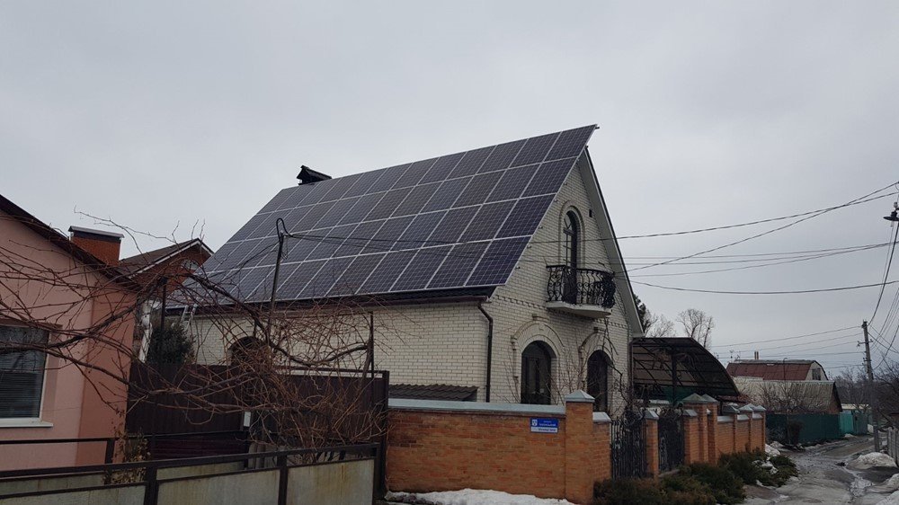 Сумська обл. с. Нижня Сироватка. 30 квтгод. Інвертор Zeversolar Zeverlution Pro 30, панелі - LongiSolar 300 mono
