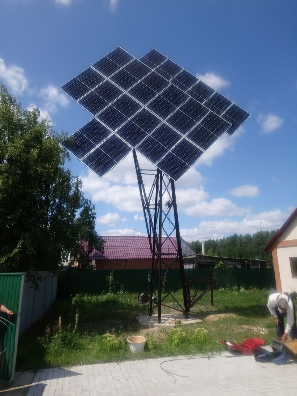 Суми, 25 квтгод. Інвертор - SMA STP 25000 TL, панелі - JaSolar 320 mono